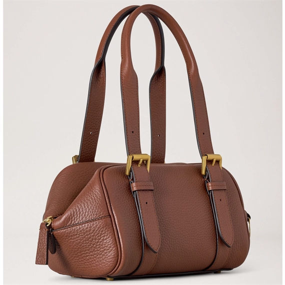 Mulberry Small Boston Bright Oak Heavy Grain